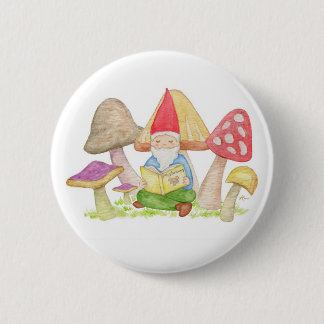 Gnoom met de knop Pensroom Book Ronde Button 5,7 Cm