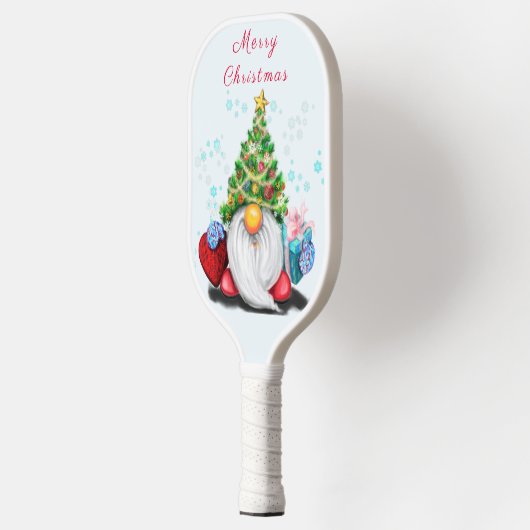Gnoom met kerstmis Gift Pickleball Paddle (Links)