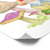 Gnoom met paddenstoel Boekbouwkunst Poster (Hoek)