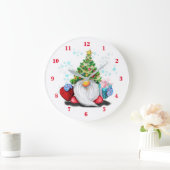 Gnoom met Pet met kerstbomen en cadeautjes - Fu Grote Klok (Huis)