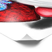 Gnoom met Pet voor kerstbomen en cadeautjes Foto Afdruk (Hoek)