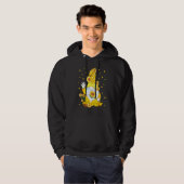 Gnoom met zonnebloempitten hoodie (Voorkant volledig)