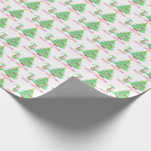 Gnoom onder de boom inpakpapier (Hoek)