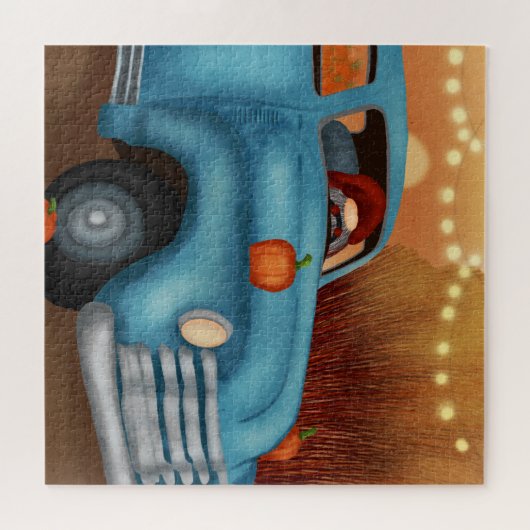 Gnoom onderweg: een truckeravontuur legpuzzel (Horizontaal)