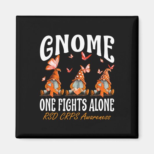 Gnoom One Fight Alone RSD CRPS Awareness Magneet (Voorkant)