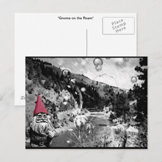 Gnoom op de Roam Post Card Briefkaart (Voorkant / Achterkant)