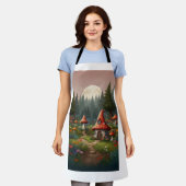 Gnoom & paddenstoel magie schort (Gedragen)