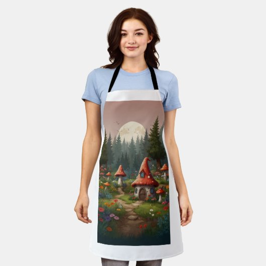 Gnoom & paddenstoel magie schort (Gedragen)