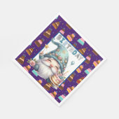 Gnoom ter verjaardag servet (Hoek)