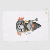 Gnoom Thanksgiving Halloween Golfhanddoek (Horizontaal)
