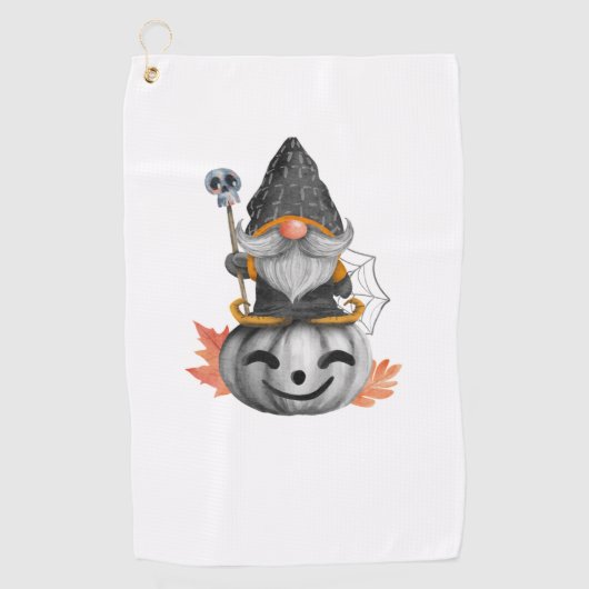 Gnoom Thanksgiving Halloween Golfhanddoek (Voorkant)