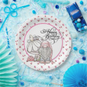 Gnoom van de Verjaardagstuin Papieren Bordje (Feest)