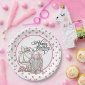 Gnoom van de Verjaardagstuin Papieren Bordje (Feest)