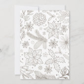 Gnoom voor de Feestdagen Elf-kerstkaart (Achterkant)