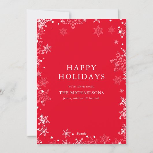 Gnoom voor de Feestdagen Feestdagenkaart (Achterkant)