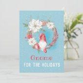 Gnoom voor de Feestdagen Feestdagenkaart (Staand voorkant)