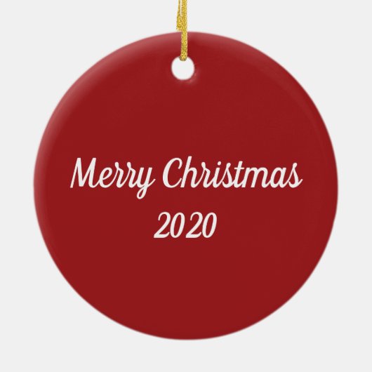 Gnoom voor de Feestdagen Keramisch Ornament (Achterkant)