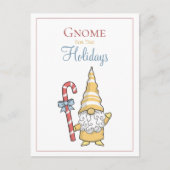 Gnoom voor de Feestdagen kerst Briefkaart (Voorkant)