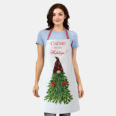 Gnoom voor de Feestdagen kerstboomcursus Schort (Gedragen)