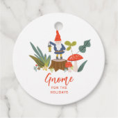 Gnoom voor de Feestdagen Kerstmis Bedankjes Labels (Voorkant)