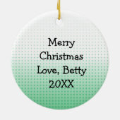 Gnoom voor de Feestdagen Kerstmis Keramisch Ornament (Achterkant)