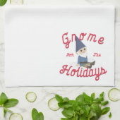 Gnoom voor de Feestdagen Theedoek (Gevouwen)