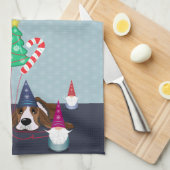 Gnoom voor de Feestdagen Theedoek (Quarter Fold)