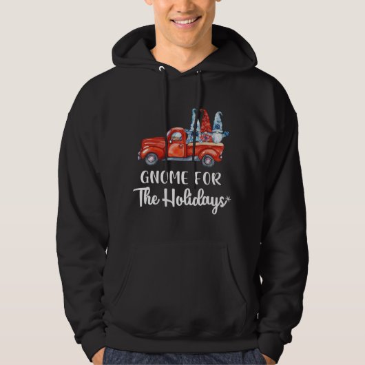 Gnoom voor de Feestdagen van de Rode Vragenwagen Hoodie (Voorkant)