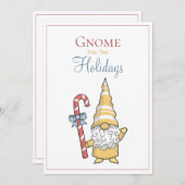 Gnoom voor de feestelijke kerstkaart van de Feestd (Voorkant / Achterkant)