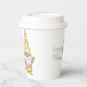 Gnoom voor de feestelijke Kerstmis van de Feestdag Papieren Bekers (Links)
