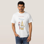 Gnoom voor de feestelijke kersttjirt van de Feestd T-shirt (Voorkant volledig)