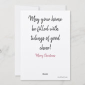 Gnoom voor de feestkaart feestdagenkaart (Achterkant)