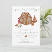 Gnoom voor de opwarming van de Feestdagen Kaart (Staand voorkant)