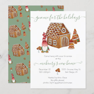 Gnoom voor de opwarming van de Feestdagen Kaart