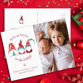 Gnoom voor Feestdagen Cute Fun Elf Custom Photo