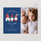 Gnoom voor Feestdagen Cute Fun Elf Custom Photo Bl (Voorkant)