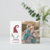 Gnoom voor het ontwerp van de Feestdagen Scandinav Briefkaart (Staand voorkant)