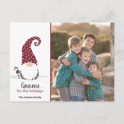 Gnoom voor het ontwerp van de Feestdagen Scandinav Briefkaart (Voorkant)