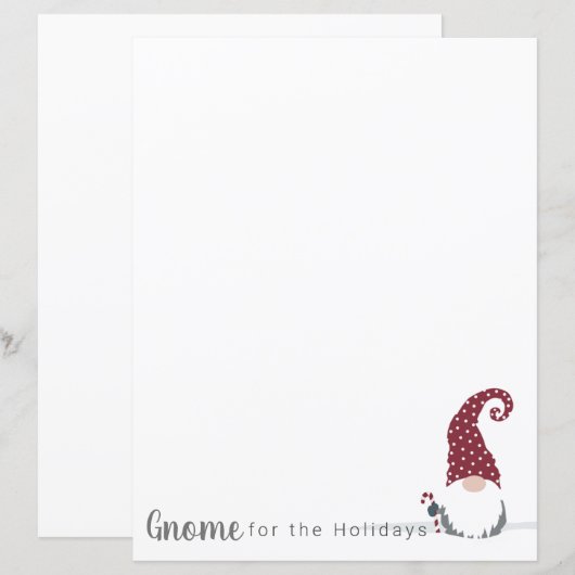 Gnoom voor het Scandinavische Vakantie-ontwerp (Voorkant / Achterkant)