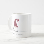 Gnoom voor het Scandinavische Vakantie-ontwerp Koffiemok (Voorkant links)