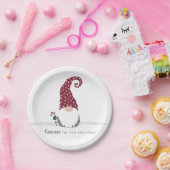 Gnoom voor het Scandinavische Vakantie-ontwerp Papieren Bordje (Feest)