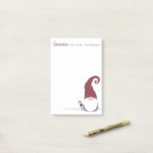 Gnoom voor het Scandinavische Vakantie-ontwerp Post-it® Notes (Op bureau)