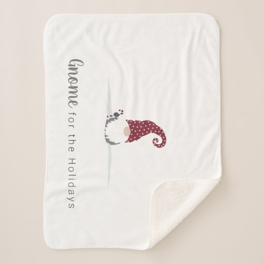 Gnoom voor het Scandinavische Vakantie-ontwerp Sherpa Deken (Voorkant)