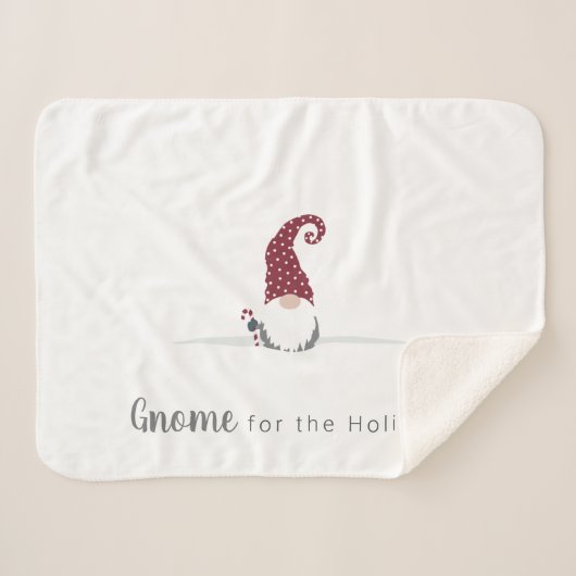 Gnoom voor het Scandinavische Vakantie-ontwerp Sherpa Deken (Voorkant (horizontaal))