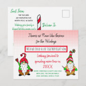 Gnoom voor Kerstmis, sociale feestdag Feestdagenkaart (Voorkant / Achterkant)