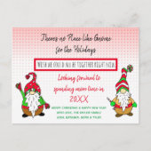 Gnoom voor Kerstmis, sociale feestdag Feestdagenkaart (Voorkant)