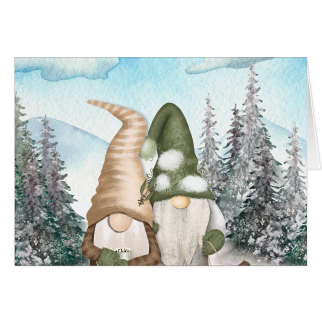 Gnoome Kerstmis, Gnome Winter (Voorkant Horizontaal)