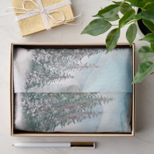 Gnoome Kerstmis, Gnome Winter Tissuepapier (Geschenk)