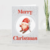 Gnoome kerstWenskaart Feestdagen Kaart (Voorkant)