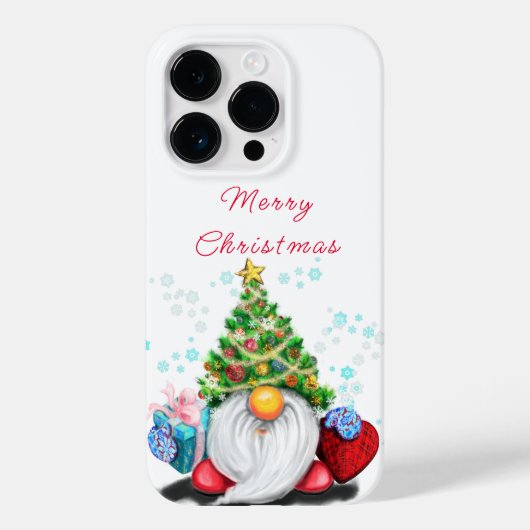 Gnoome met kerstcadeau voor jou Case-Mate iPhone case (Achterkant)